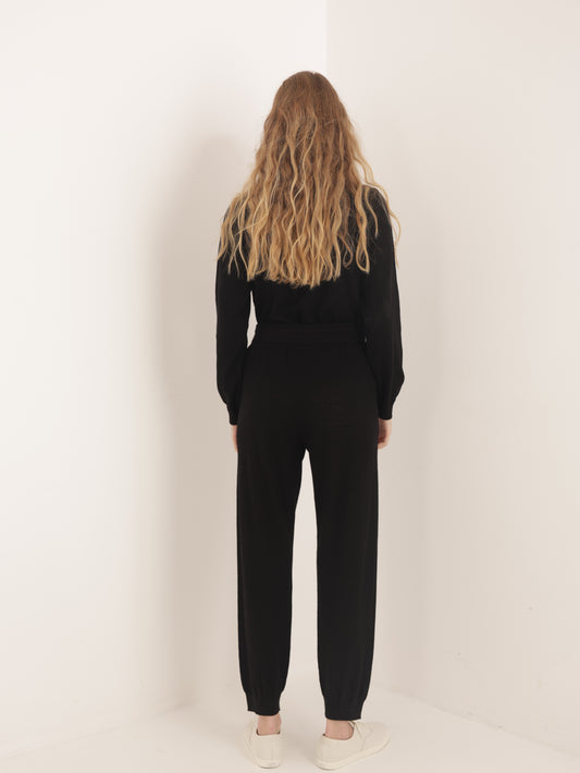 Knit jogger pants
