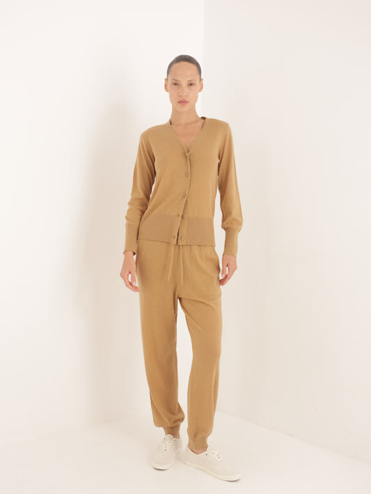 Knit jogger pants