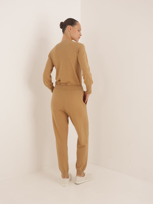 Knit jogger pants