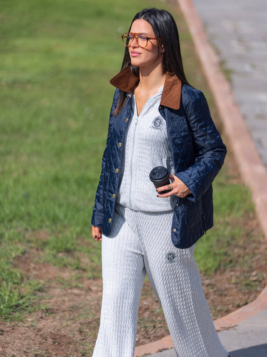 מכנס סריג צמות