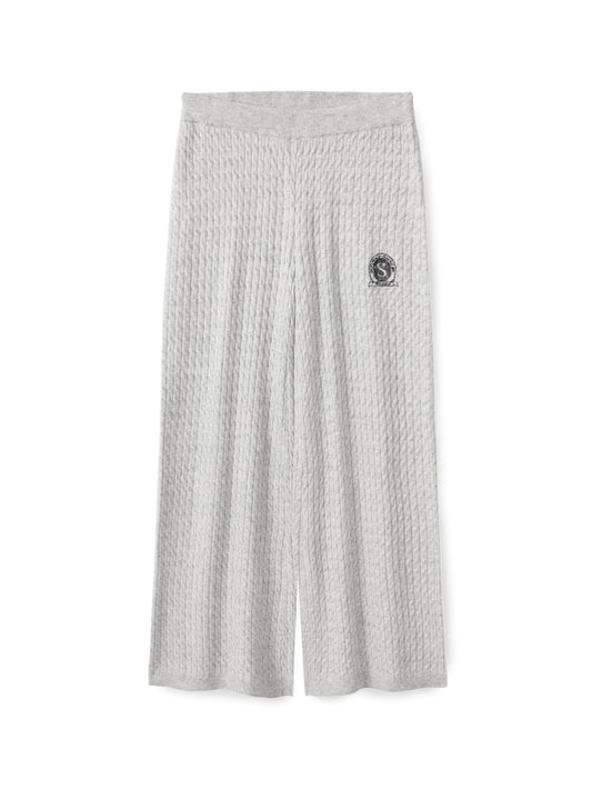 מכנס סריג צמות