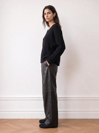 Batwing knit top