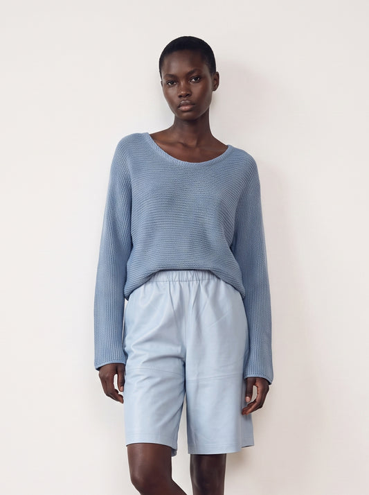 Batwing knit top