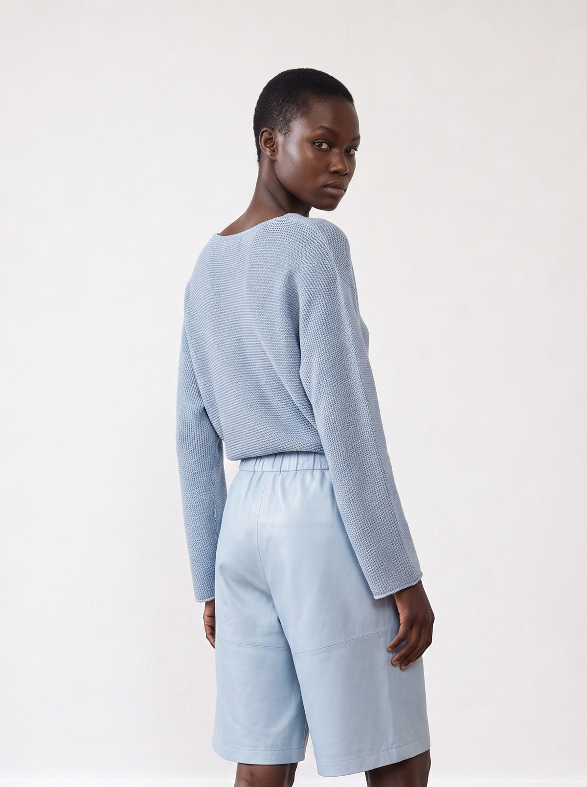 Batwing knit top