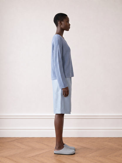 Batwing knit top