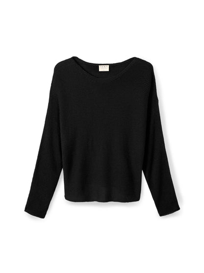 Batwing knit top