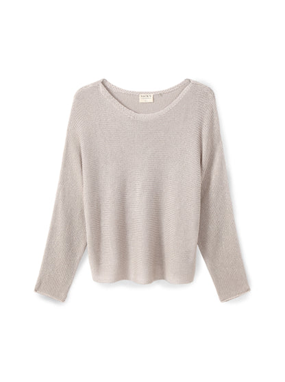 Batwing knit top