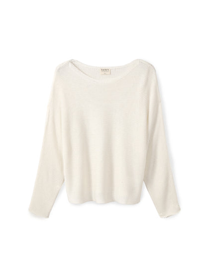 Batwing knit top
