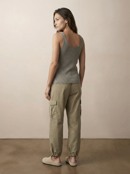 גופיית סריג פשתן