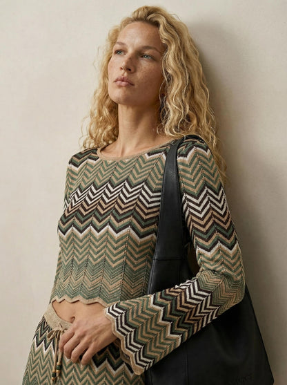 סריג ניקי שרוול ארוך