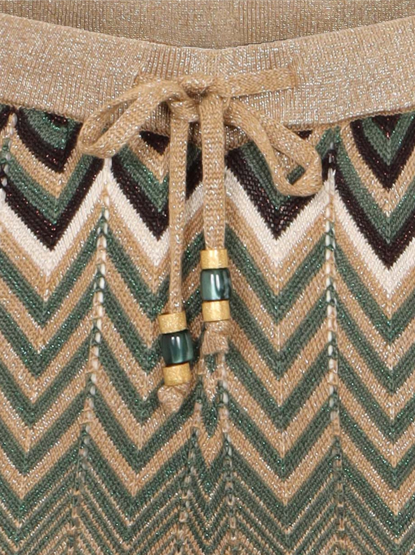 מכנס סריג רגל רחבה