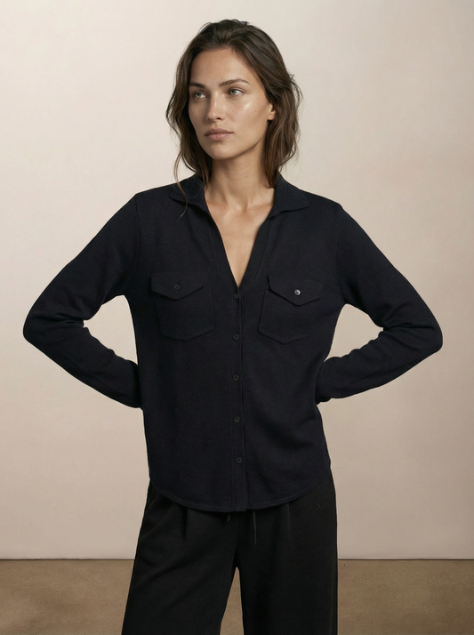 חולצה מודאל מכופתרת 