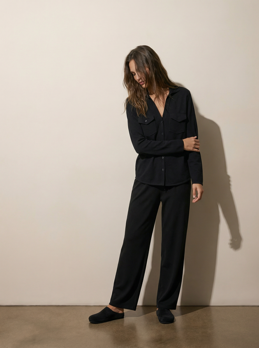 חולצה מודאל מכופתרת 