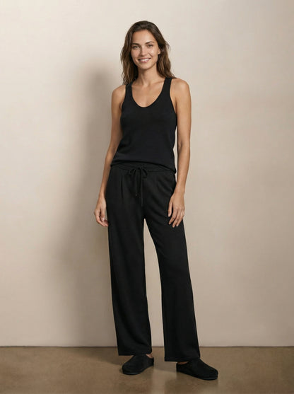 מכנס מודאל רגל רחבה