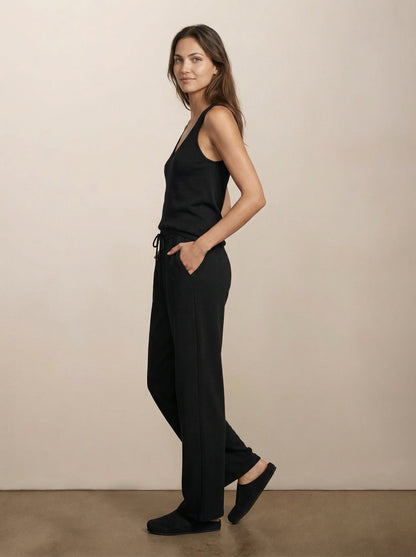 מכנס מודאל רגל רחבה