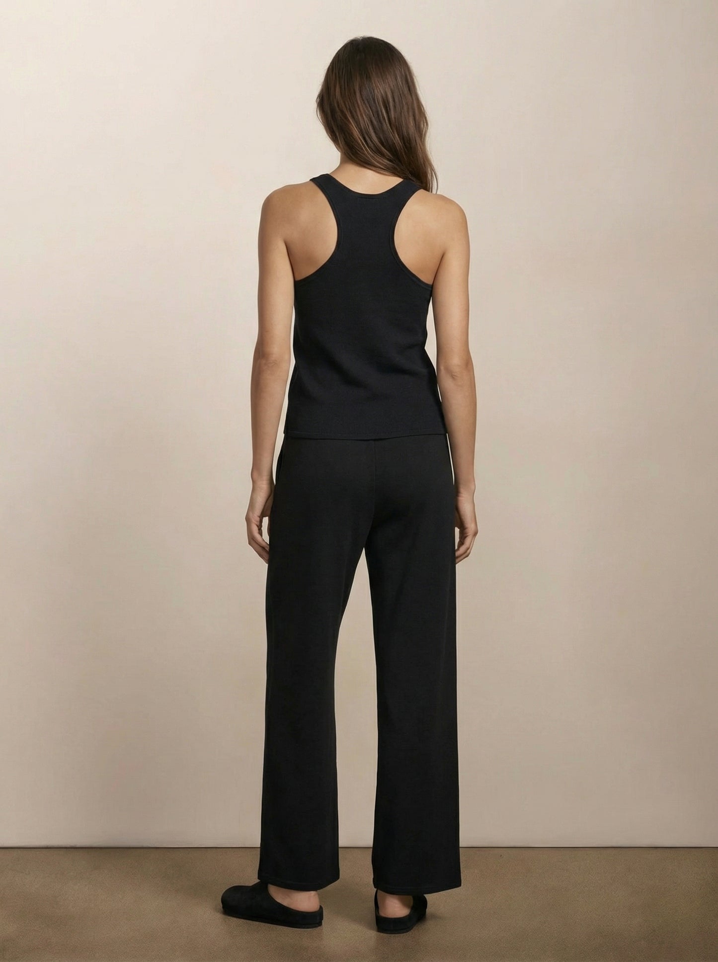 מכנס מודאל רגל רחבה