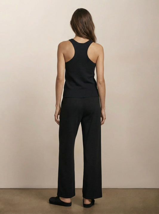 מכנס מודאל רגל רחבה