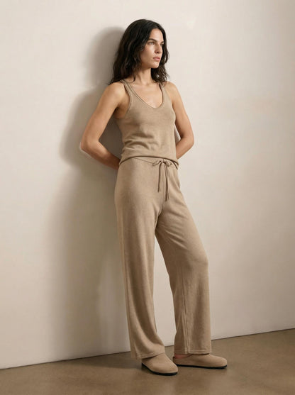 מכנס מודאל רגל רחבה