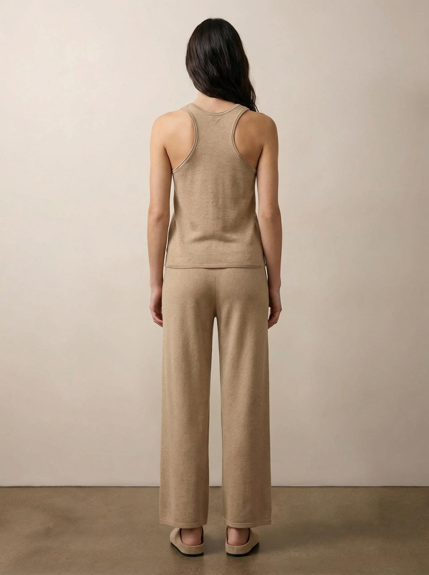 מכנס מודאל רגל רחבה