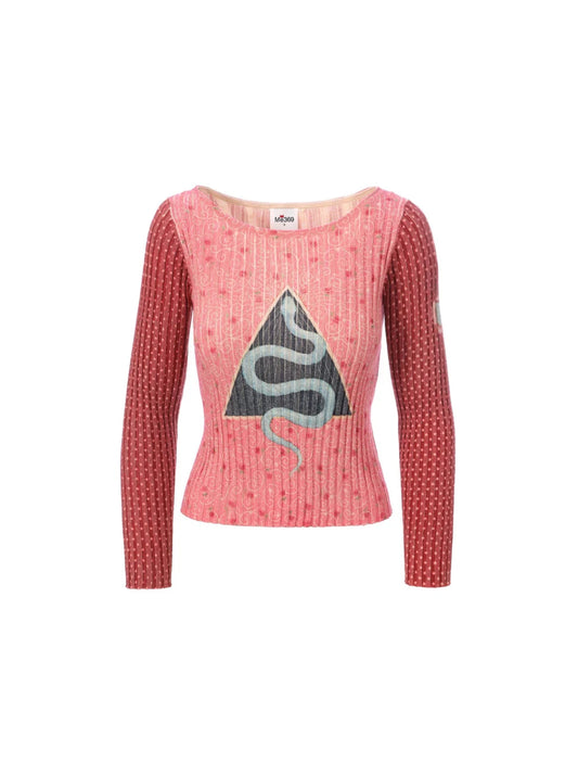 Ray Boat Neck Rib Knit