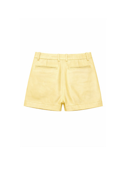 מכנס עור קצר