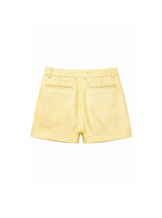 מכנס עור קצר