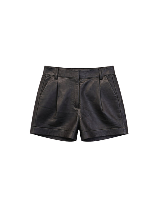 מכנס עור קצר