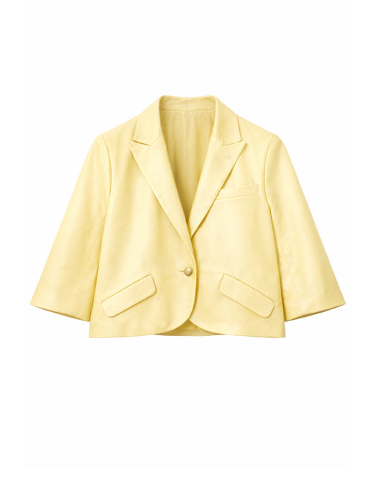 ג'קט עור קרופ