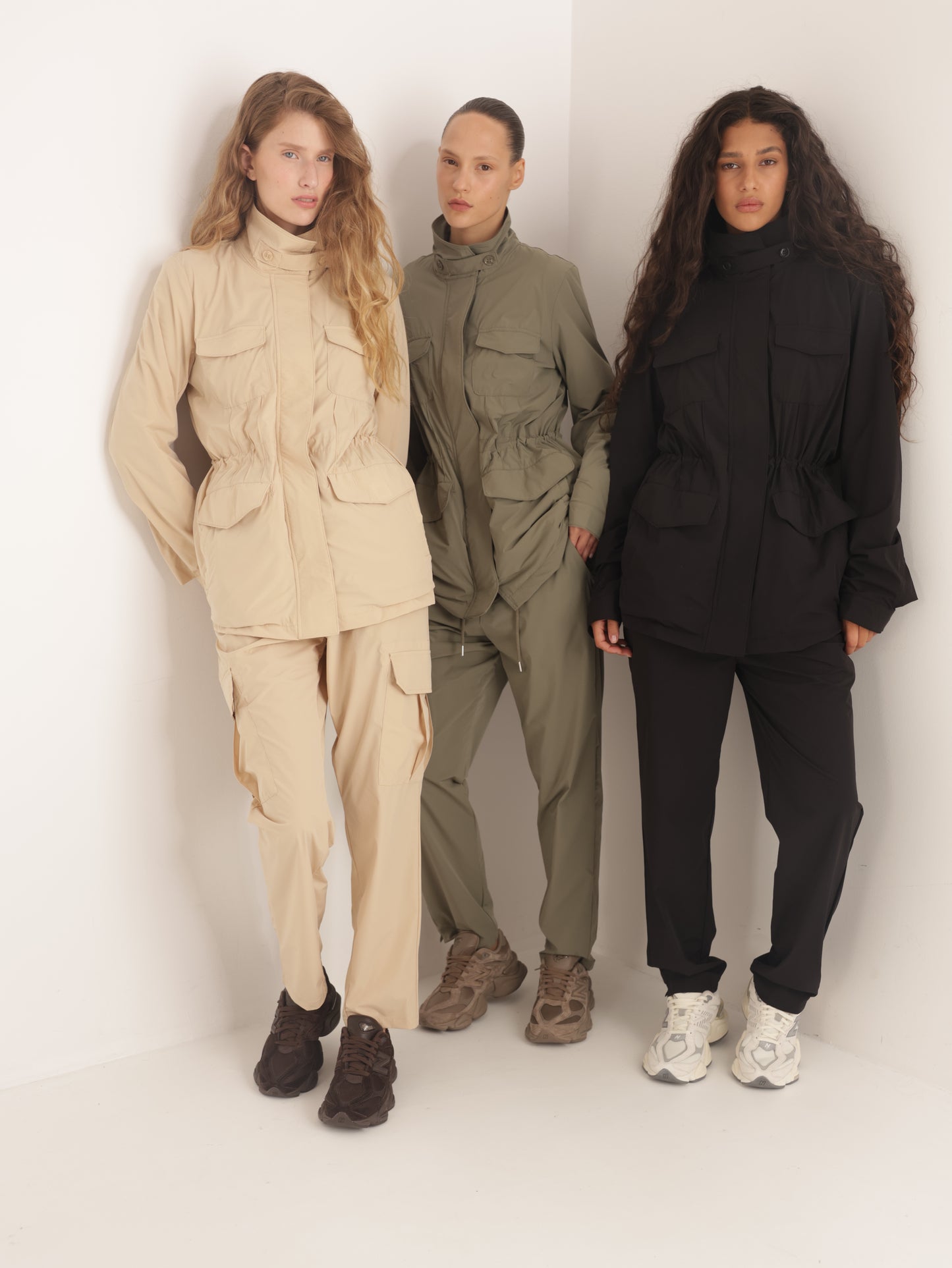 Nylon pocket jacket