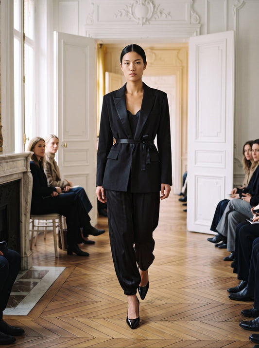 Satin Tailored Jacket