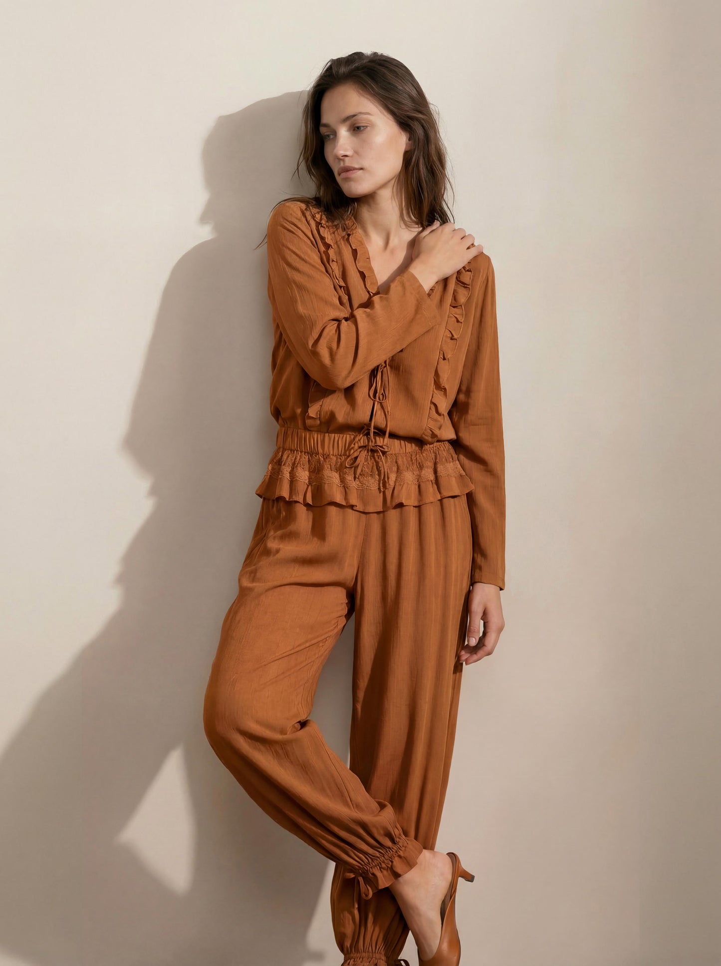 מכנס ג'ורגט אלדין