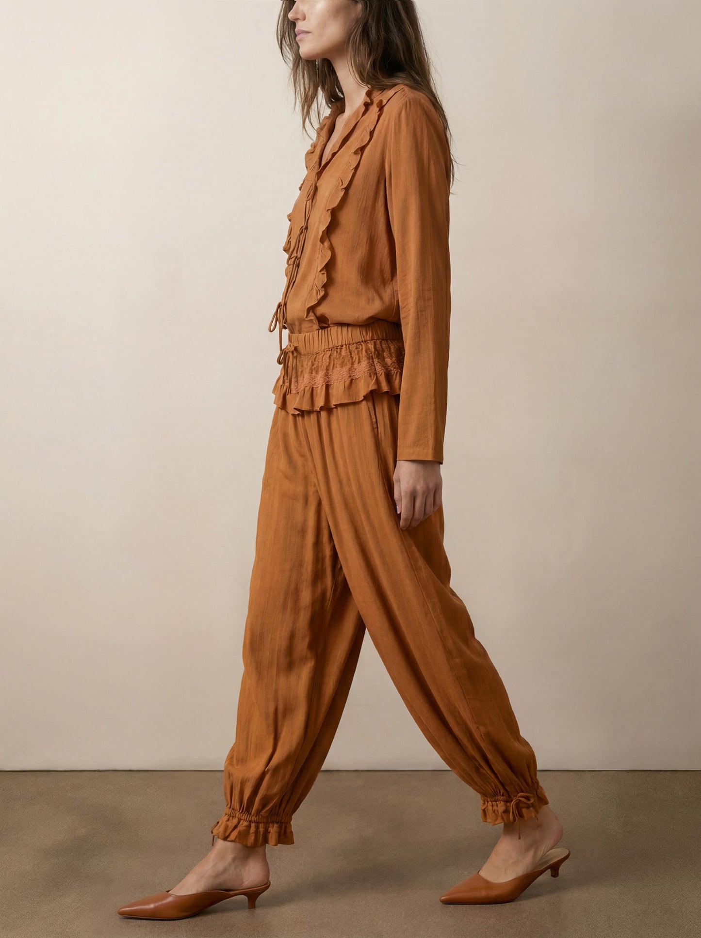 מכנס ג'ורגט אלדין