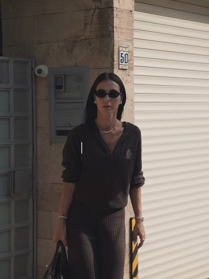 קפוצ'ון סריג צמות